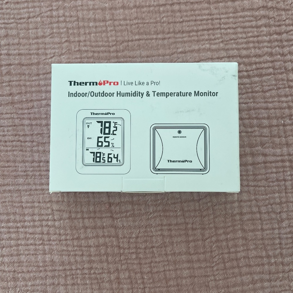 Therm Pro Indoor/Outdoor Humidity & Temperature Monitor Model # TP60B